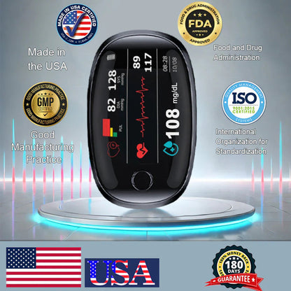 🌈🌈Final 3 Hours: 50% OFF🏆Non-Invasive Blood Glucose Meter[99.9% Accuracy]✅TGA Approved