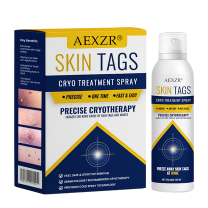 AEXZR® Skin Tag Cryo Treatment Spray🧊 Precision Cryo-Tech: Freezes Away Skin Tags & Warts in Seconds – No Blades, No Pain.