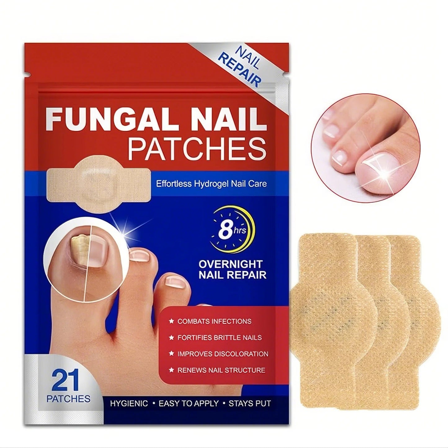 Up to 80% OFF!🔥Nail Health Care Patches – Repair and Strengthen Weak Nails