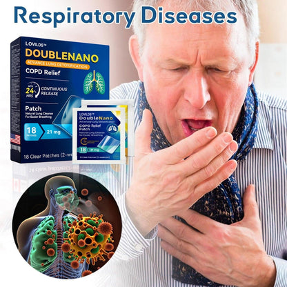 FDA Approved LOVILDS™ DoubleNano COPD Relief Patch (💝 Cough, wheezing, shortness of breath, sputum, stuffy nose, bronchitis, bronchitis, allergy symptoms, lung discomfort)